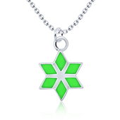 Symbolic Star Silver Necklace SPE-1353E